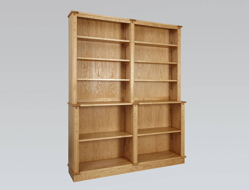 English oak bookcase